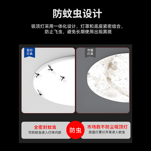 2024年新款led吸顶灯卧室灯客厅灯现代简约中山灯具圆形厨房阳台 - 图1