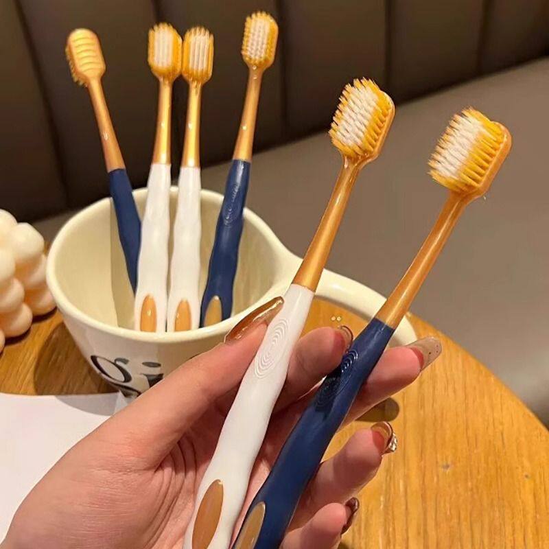 超市同款宽头密丝柔高档牙刷成人软毛高密家用深层清洁口腔