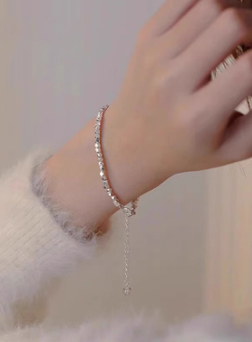 999碎银子手链送女友礼物