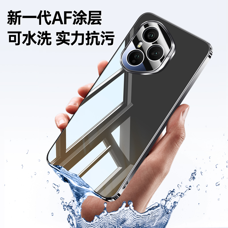 适用荣耀400手机壳华为honor300Pro新款200Por+全包镜头100防摔90保护套80专用曲面屏70新品60磨砂外壳男50女 - 图0