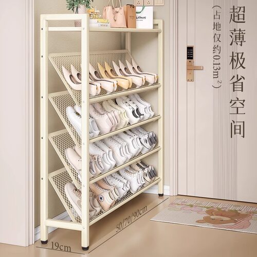 简易鞋架子鞋柜家用门口多层小窄宿舍2025新款入户门鞋子收纳神器 - 图3