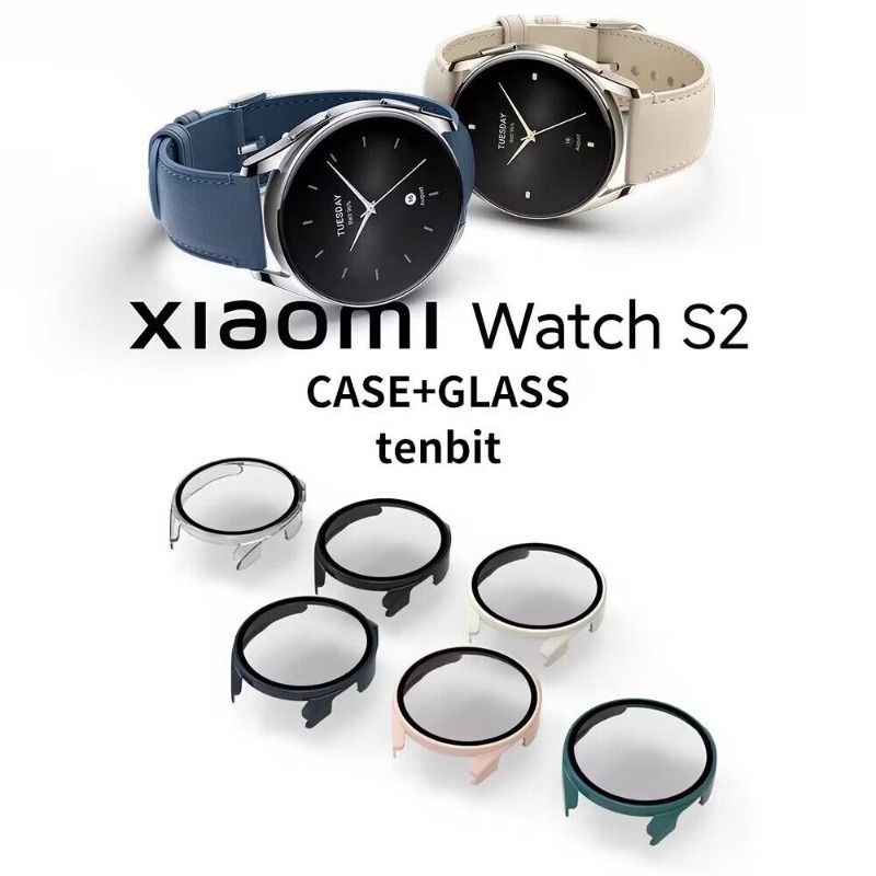 小米watch s2保护套s1表壳s3手表保护壳Xiaomi s1pro全包防摔pc钢化一体46mm男女新款42mm替换非原装配件表套 - 图1