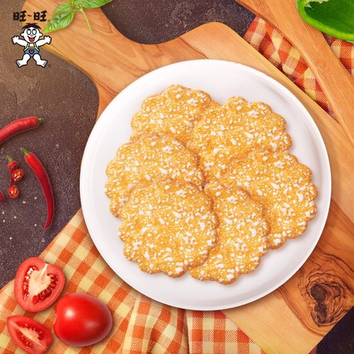 旺旺泰式厚雪烧雪饼大米饼零食饼干超好吃解馋休闲脆米饼甜辣辣味 - 图2