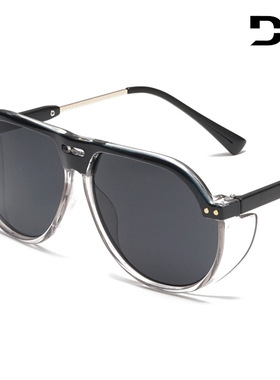 时尚大框网红墨镜D家个性双梁男女通用防紫外线太阳眼镜潮流必备