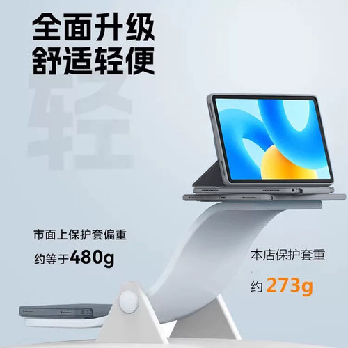 适用iPad11代保护套pro11英寸ipad air6平板保护壳789代10.2寸亲肤手感ipad10代3+Y折支架无笔槽磁吸搭扣mini - 图2
