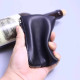 2025 new Japanese and Korean key bag retro real soft leather zipper coin wallet men and women universal mini multifunction card bag