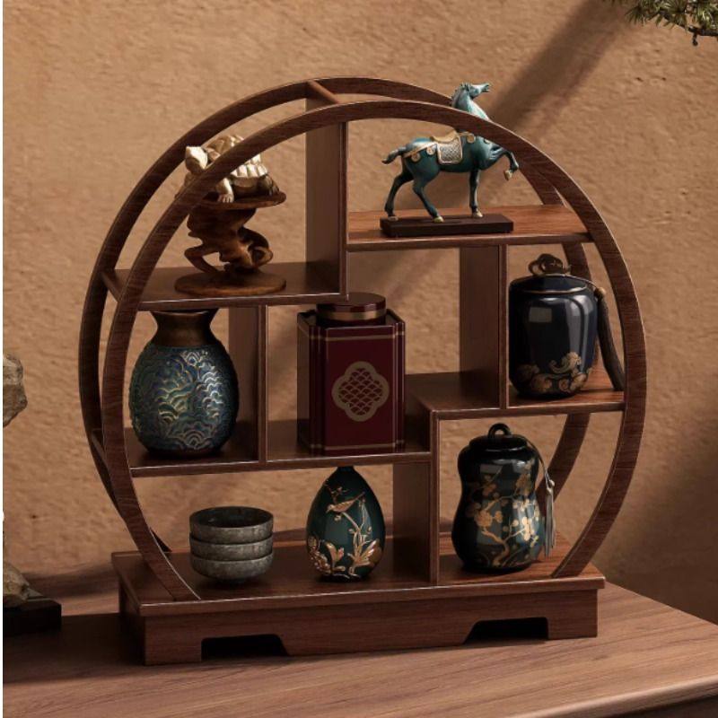 摆件中式茶桌紫砂壶展示架博古架茶杯摆件中式摆设,淘宝优惠券,粉丝福利购,淘宝优惠卷