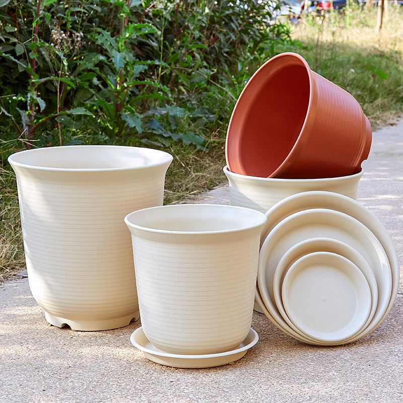 树脂塑料花盆厂家直销加厚仿陶瓷阳台大号加仑清仓耐用特大庭院