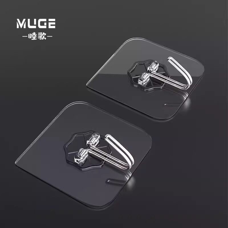 透明无痕挂钩强力粘胶浴室魔力墙上壁挂粘钩厨房防水收纳免钉挂勾