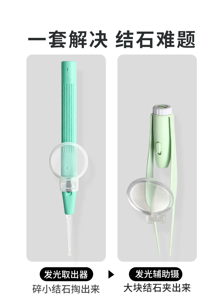 扁桃体结石去除工具牙结石清除仪口腔吸引器隐窝冲洗器安全可视 - 图0