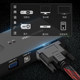 HDMI to DVI connection laptop display 4K HD converter TV projector interface