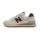 ຄລາສິກ NB574 ຊຸດ retro ຫນາ soled ເກີບຄວາມສູງພໍ່ສໍາລັບຄູ່ຜົວເມຍໃຫມ່ຕາຫນ່າງ breathable ກິລາແລະເກີບບາດເຈັບແລະ