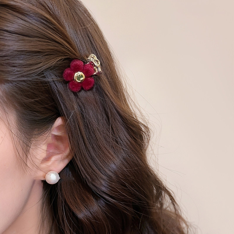 新年红色小抓夹女2026新款高端刘海夹小夹子侧边边夹发卡发夹发饰,淘宝优惠券,粉丝福利购,淘宝优惠卷