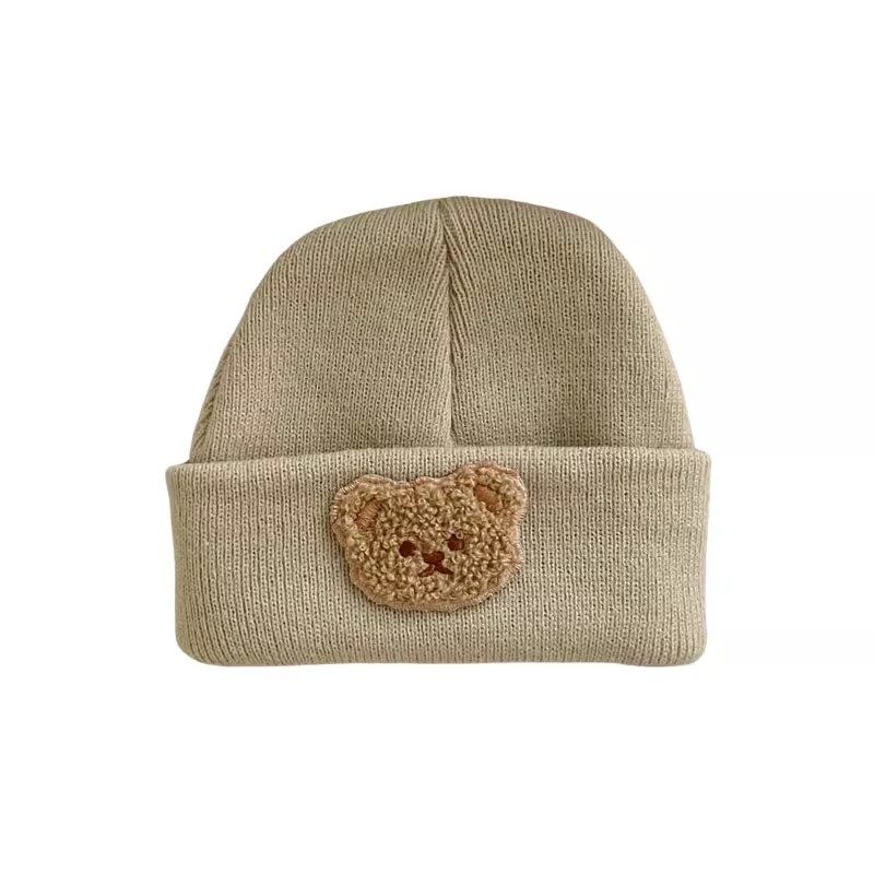 儿童帽子秋冬季可爱小熊毛线帽男女宝宝婴幼儿超萌保暖套头针织帽,淘宝优惠券,粉丝福利购,淘宝优惠卷