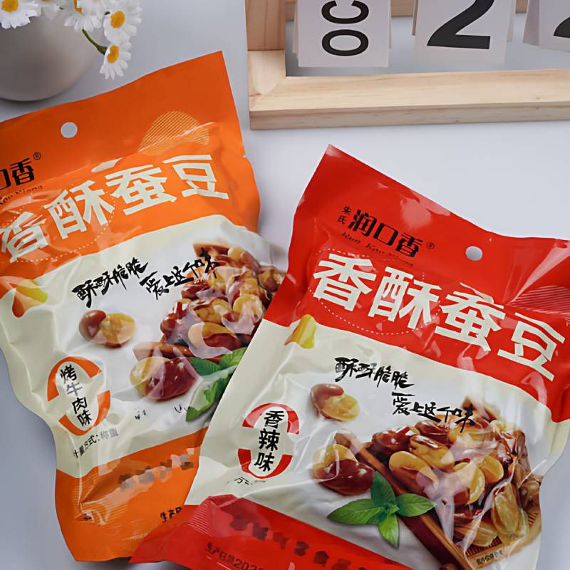 兰花豆香酥牛肉味坚果炒货休闲零食小吃香辣味蚕豆夜宵解馋下酒菜 休闲小零实拍商品图