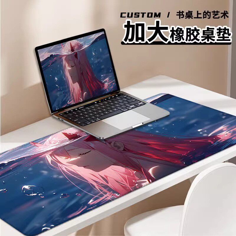 高颜值电竞游戏鼠标垫动漫加厚鼠标垫大号桌垫办公室小号国家队02