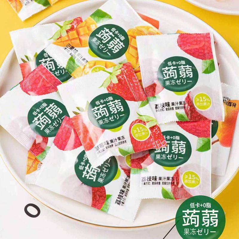 青提口味果冻72g芒果口味果冻72g荔枝口味果冻72g