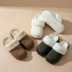 人本代工厂！保暖增高棉拖