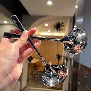 不锈钢简约喝汤西瓜勺