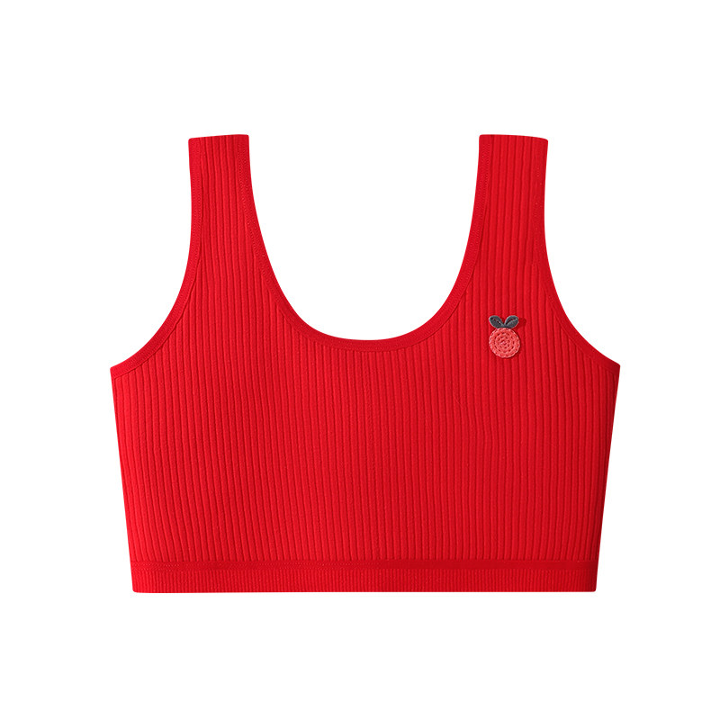 女童本命年红色内衣套装2026马年儿童少女发育期文胸背心12岁女孩,淘宝优惠券,粉丝福利购,淘宝优惠卷