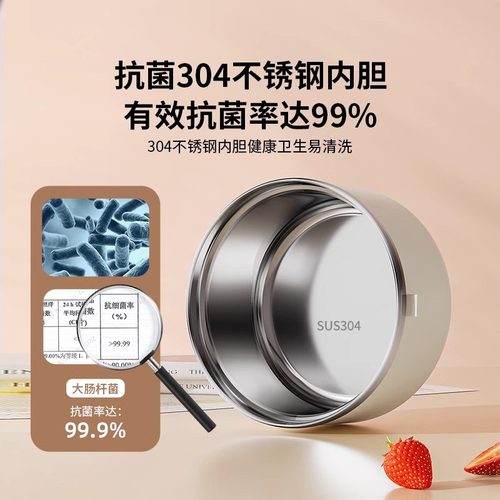 不锈钢保温饭盒微波炉加热成人大容量上班族2025新款多层便当餐盒 - 图0