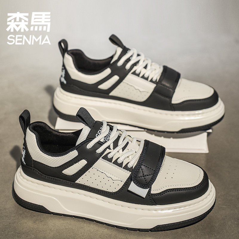 森马男鞋百搭休闲运动鞋防滑小白鞋厚底2025新款跑步小白鞋,淘宝优惠券,粉丝福利购,淘宝优惠卷