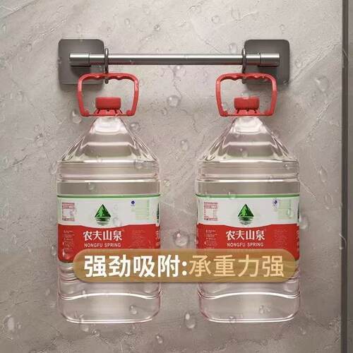 浴室拖鞋架卫生间厕所门后免打孔鞋子沥水挂架墙上收纳神器厨房 - 图2