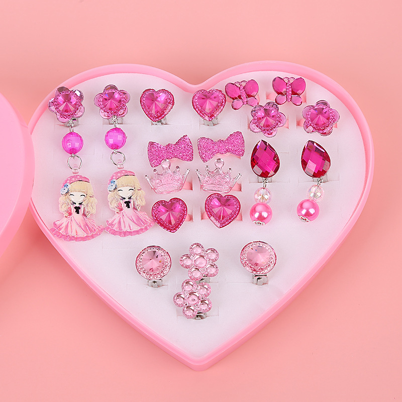 无耳洞宝宝公主可爱假耳环 天天特卖工厂店耳环