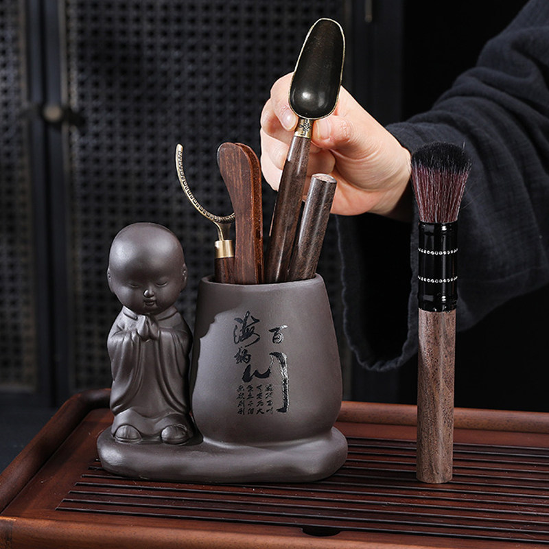 茶道六君子套装功夫茶具配件大全茶桌茶台泡茶工具茶刀茶夹刷用品,淘宝优惠券,粉丝福利购,淘宝优惠卷