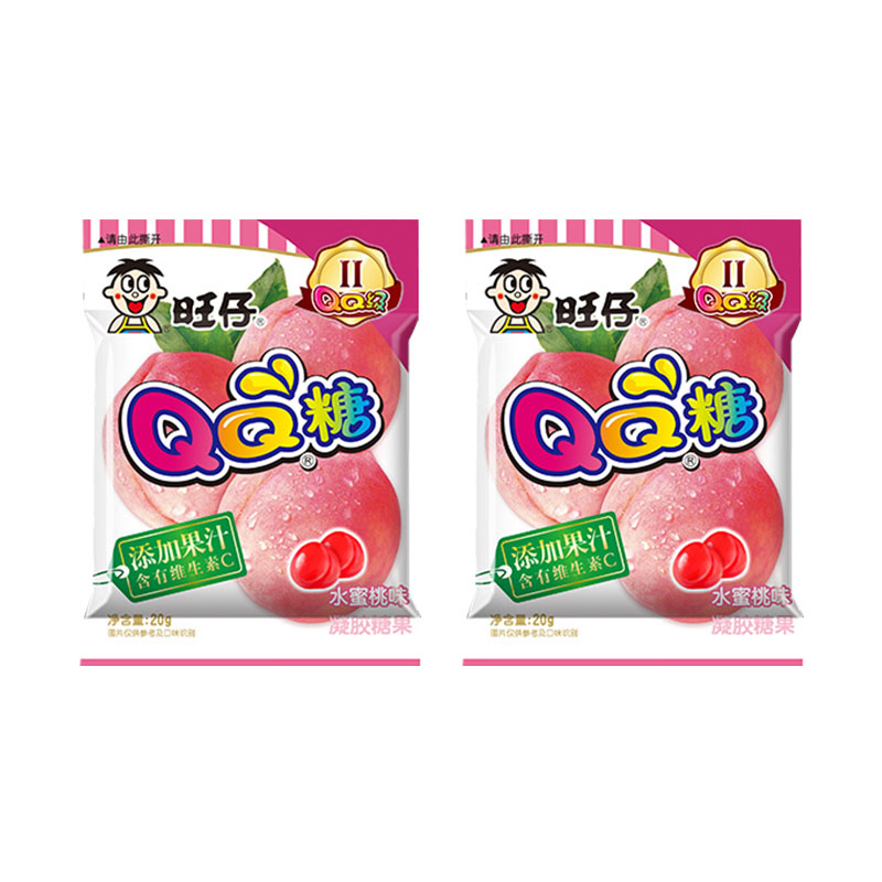 【2包】旺仔QQ糖水蜜桃 - 图3