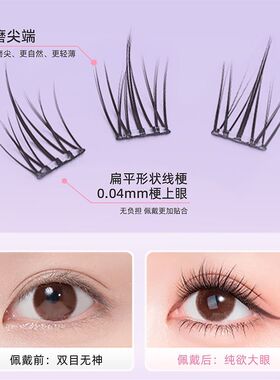 免胶鱼尾假睫毛|超2000次加购