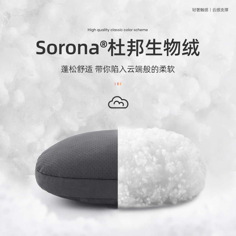 舒适汽车头枕护颈枕车载腰靠适用于小米迈巴赫奔驰特斯拉靠枕座椅 - 图1