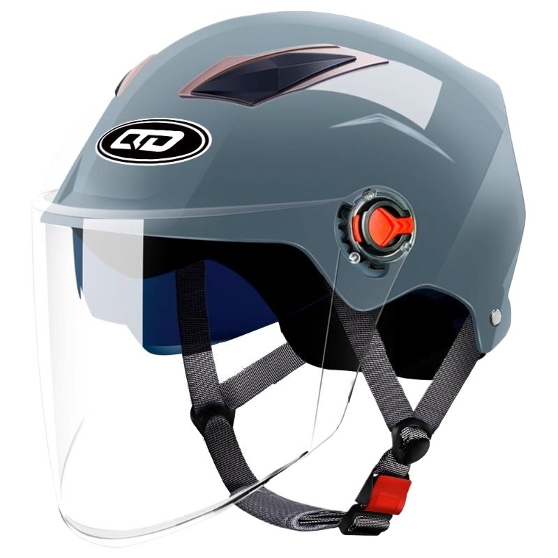 双镜款3c认证电动摩托车头盔女夏季电车半盔夏天防晒男通用安全帽