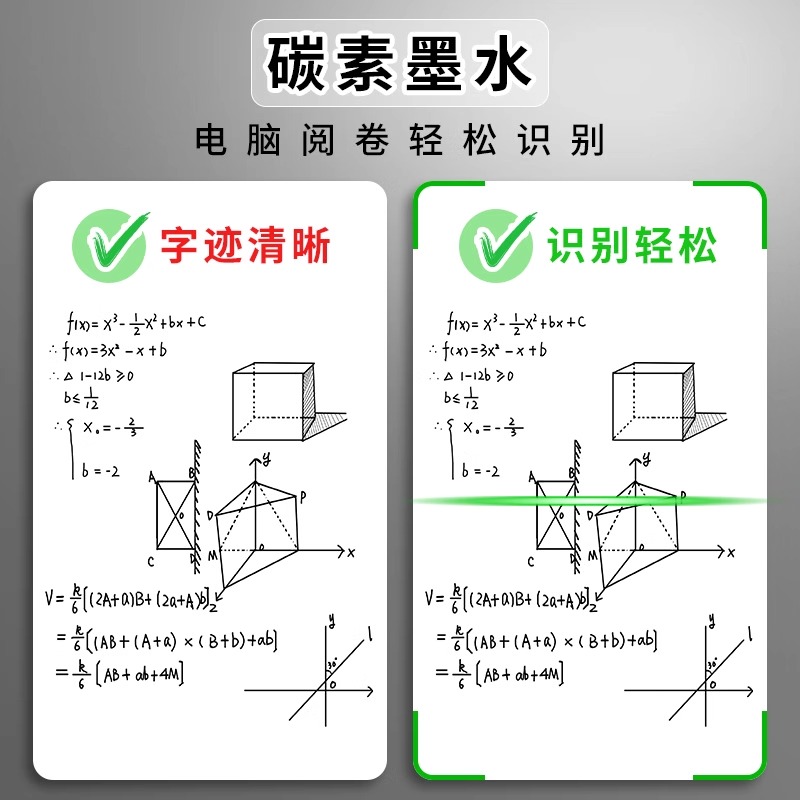 晨光孔庙中性笔0.5mm黑色考试专用笔学生用碳素笔高考中考签字笔水笔全针管子弹头圆珠笔芯文具批发顺滑可换 - 图1