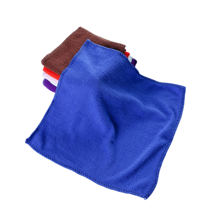 纤维小枕巾口水巾20*20小方巾