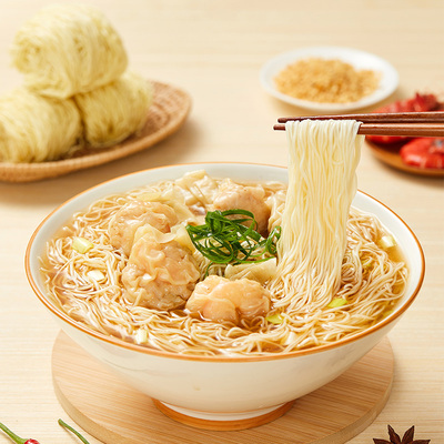 广东竹升面早餐面炒面非油炸速食