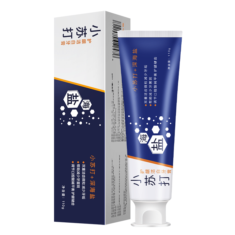 海盐小苏打护龈洁白牙齿清洁牙膏 天天特卖工厂店牙膏