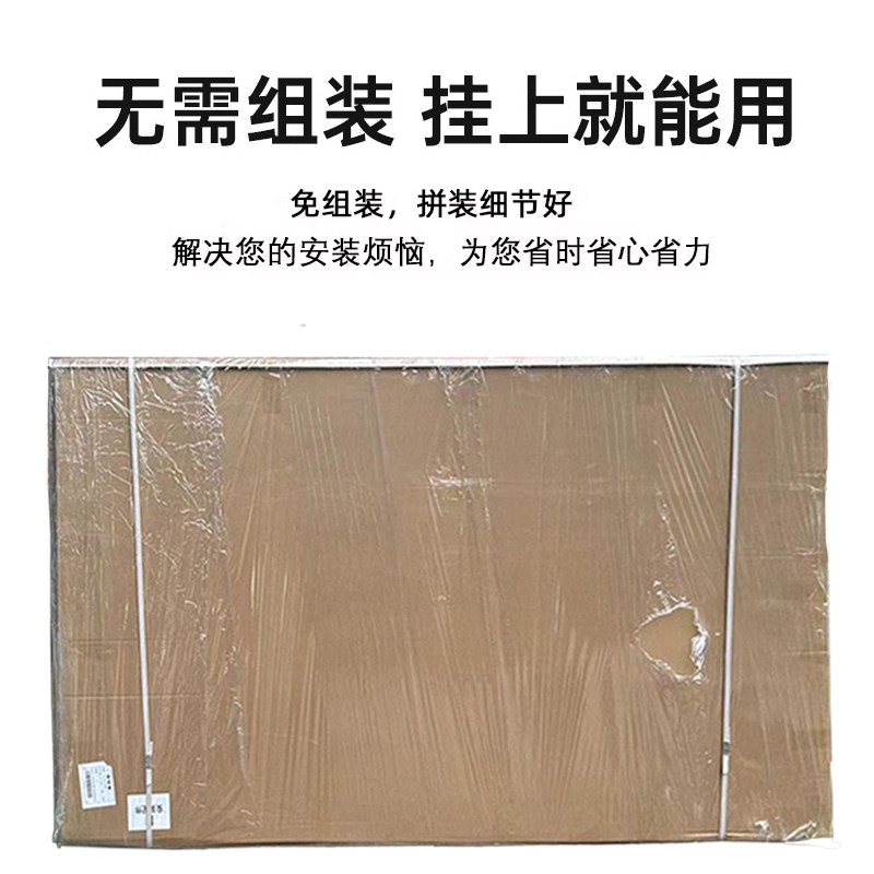 投影幕布家用酒店名宿一体式画框幕布免组装壁挂窄边框4K高清3.5倍增益短焦超短焦100寸120寸抗光投影仪幕布 - 图3