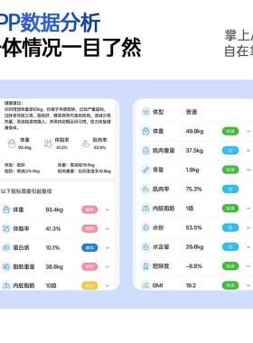 海尔体重秤家用高精准智能体脂秤