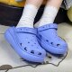 2026 New Cloud Puff Fashion Casual Croc Shoes Men's and Women's Non-Slip Sandals Black Red White