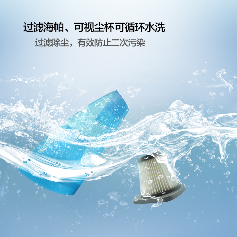 天天特卖工厂店吸尘器家用小型大吸力静音手持式地毯强力床上除螨车用大功率2