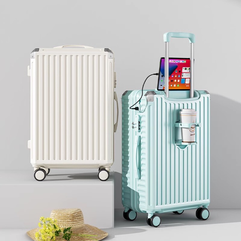 淘金币！奥马大容量万向轮行李箱20寸