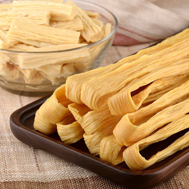 果劲道腐竹段手工精选大黄豆香浓郁涮火锅凉拌商用豆皮煲汤头层