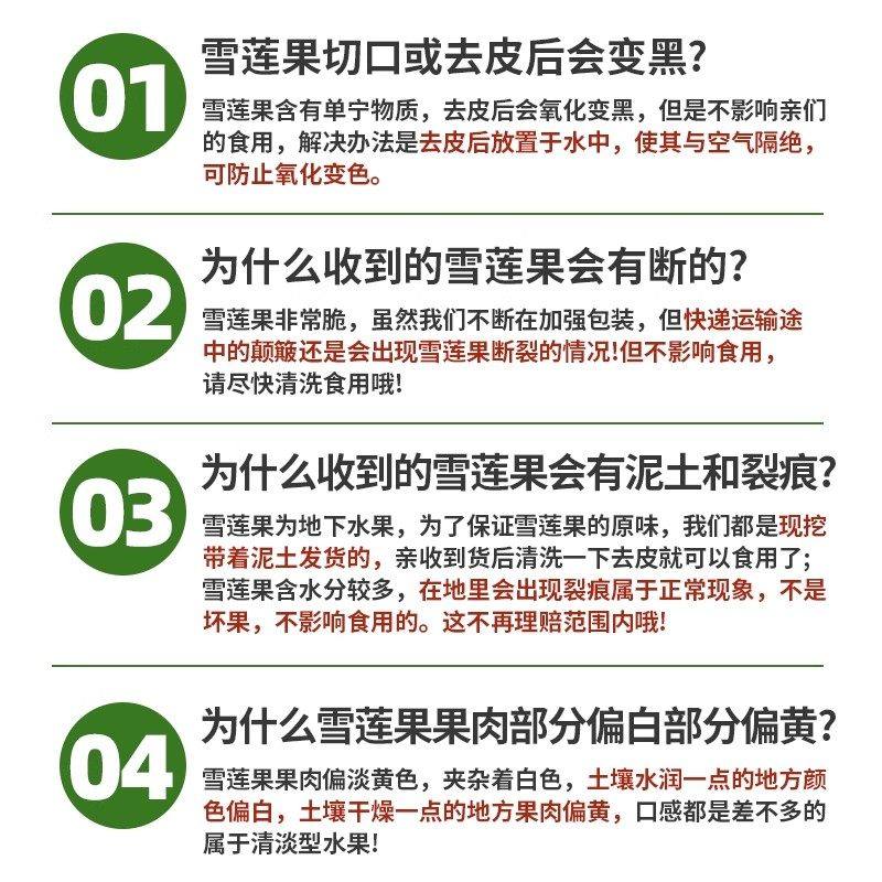 现货天山雪莲果新鲜水果应当季云南孕妇红心雪连果黄心特整箱,淘宝优惠券,粉丝福利购,淘宝优惠卷