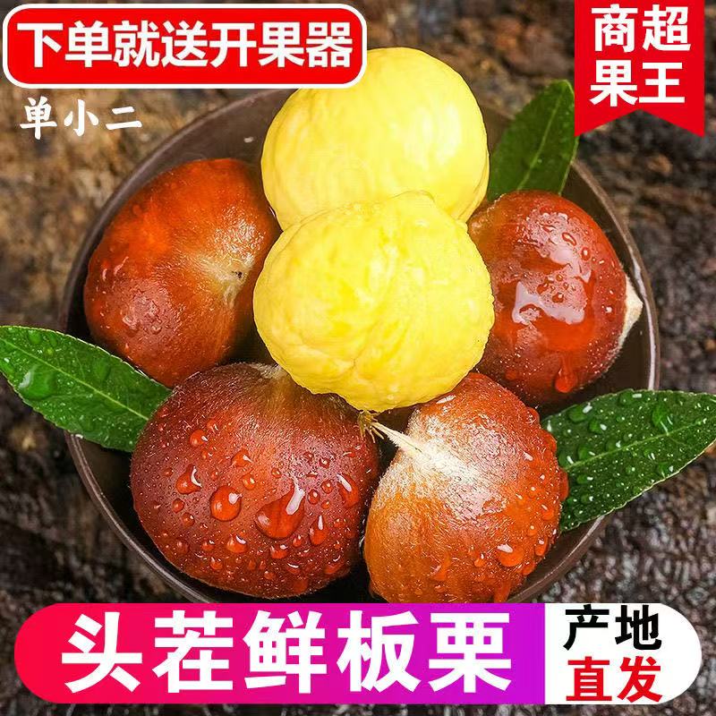 2025新鲜丹东板栗1/3/5斤鲜栗子生嫩大板粟锥栗野生板栗新油板栗