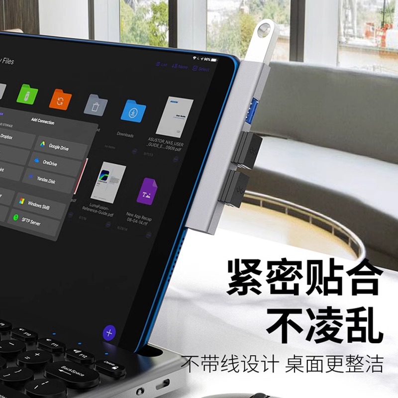 Type-C docking station USB splitter USB converter HDMI adapter docking station projection screen expansion PD fast charging suitable for mobile phones and tablets type-c to computer connection network cable multi-function