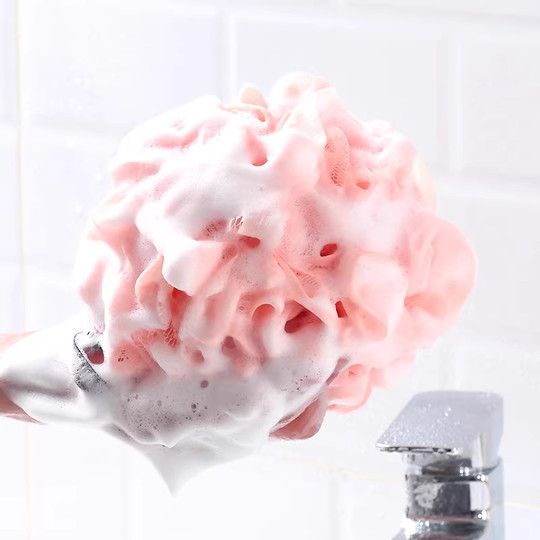 High-end large size bath ball, non-loose bath flower ball, cute bubble bath, female bath flower bath towel y