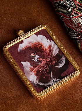 天然朱砂五爷九尾狐唐卡绿度母扎项链基拉母黄财十二生肖本命佛