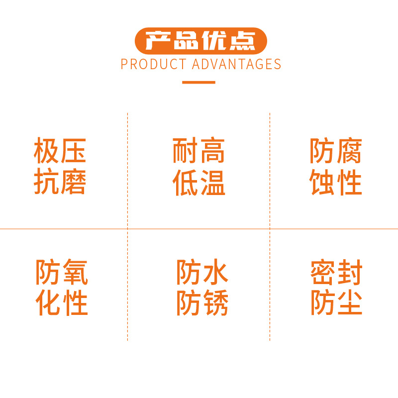 通用黄油润滑脂机械轴承链条油锁门车门异响汽车专用油脂防锈机油-图1