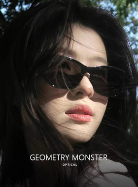 曲面屏猫眼墨镜女太阳镜